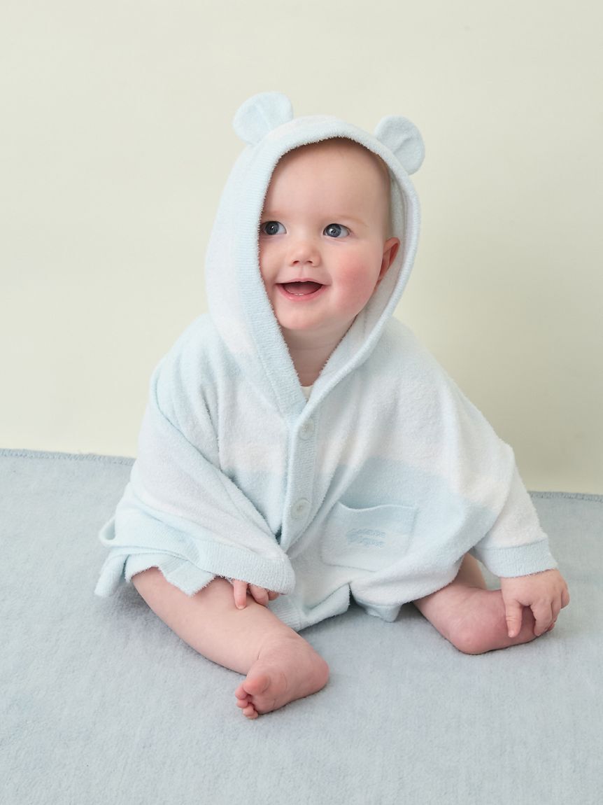 GELATO PIQUE KIDS & BABY「【BABY】グラデーションボーダーポンチョ」|その他ベビーウェア|