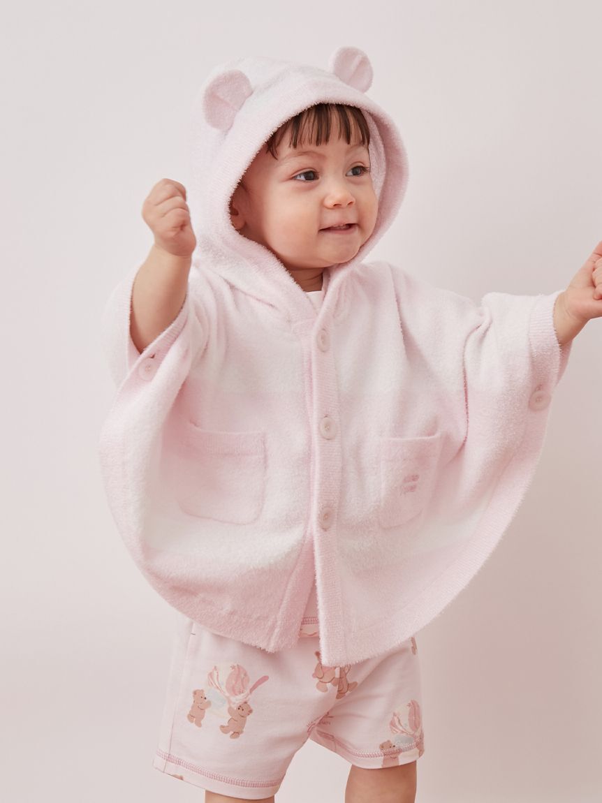 GELATO PIQUE KIDS & BABY「【BABY】グラデーションボーダーポンチョ」|その他ベビーウェア|