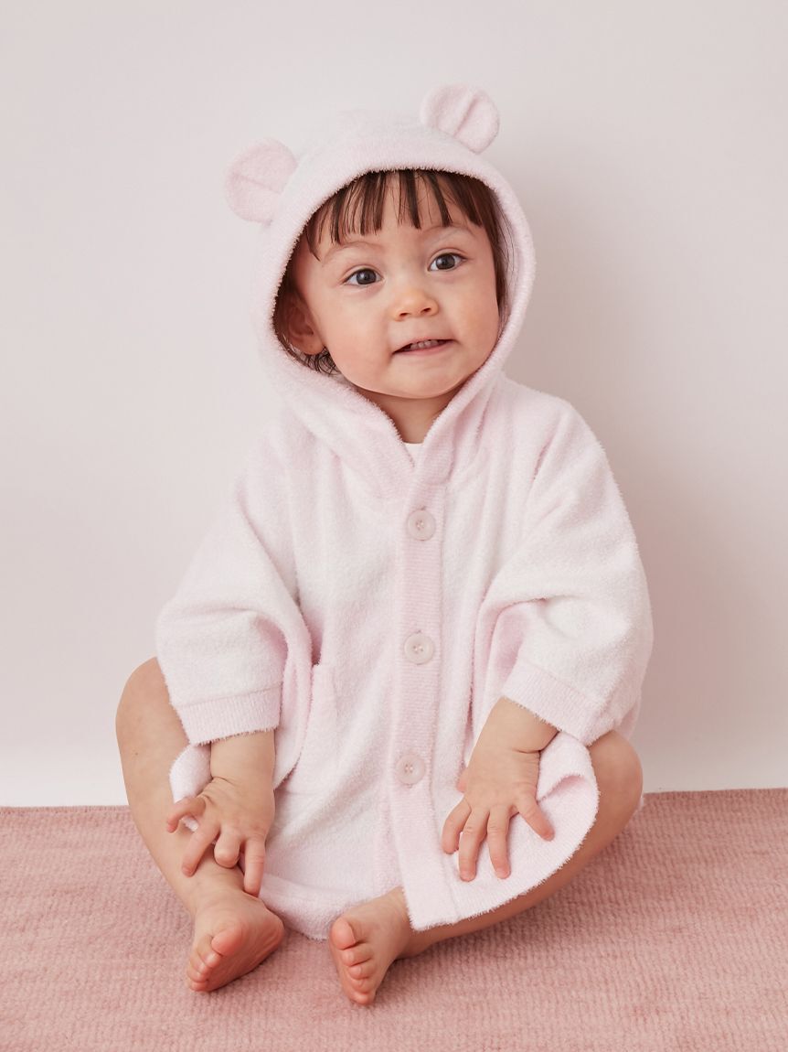 GELATO PIQUE KIDS & BABY「【BABY】グラデーションボーダーポンチョ」|その他ベビーウェア|