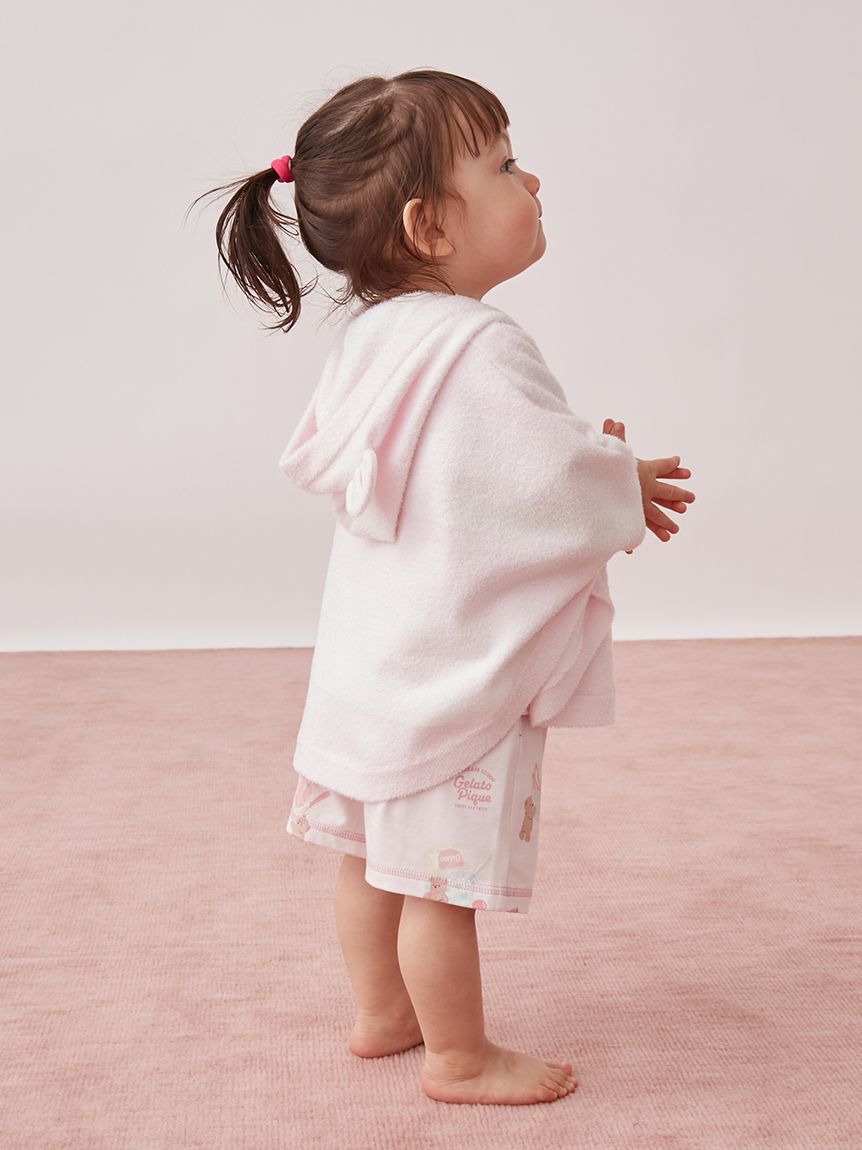 GELATO PIQUE KIDS & BABY「【BABY】グラデーションボーダーポンチョ」|その他ベビーウェア|