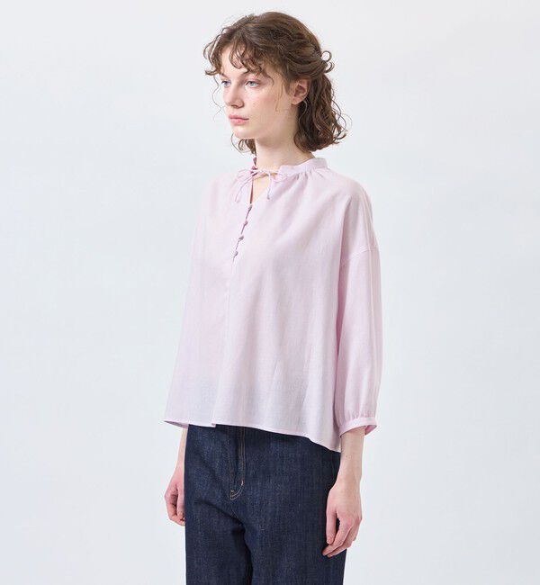 MACKINTOSH PHILOSOPHY「リネンミックススキッパーブラウス」|シャツ・ブラウス|