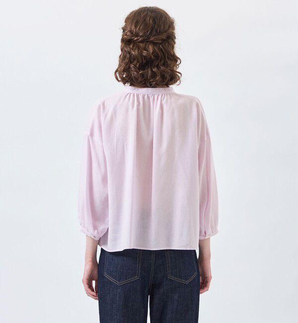 MACKINTOSH PHILOSOPHY「リネンミックススキッパーブラウス」|シャツ・ブラウス|