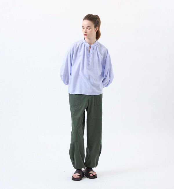 MACKINTOSH PHILOSOPHY「リネンミックススキッパーブラウス」|シャツ・ブラウス|