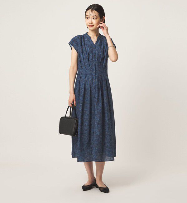 UNITED ARROWS green label relaxing「シアー タック フレア フレンチスリーブ ワンピース」|ワンピース|その他2