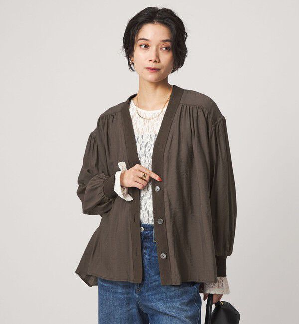 UNITED ARROWS green label relaxing「R/NY カーディガン ブラウス」|シャツ・ブラウス|