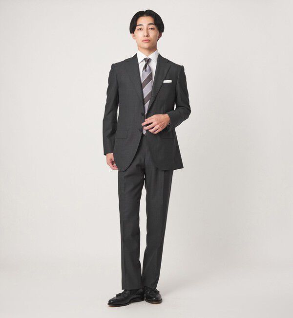 UNITED ARROWS green label relaxing「GUABELLO ドビー HX 1プリーツ スーツパンツ」|スーツ|