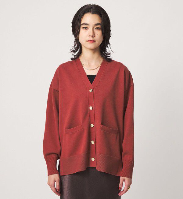 UNITED ARROWS green label relaxing「Vネック ニット カーディガン ウォッシャブル」|カーディガン|
