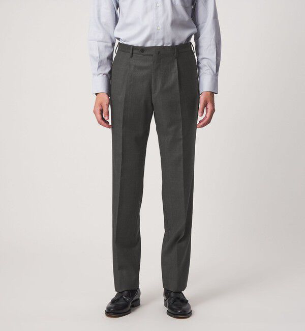UNITED ARROWS green label relaxing「DORMEUIL HX 1プリーツ スーツパンツ」|スーツ|