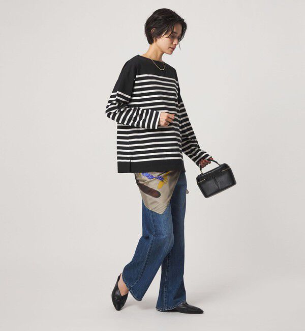 UNITED ARROWS green label relaxing「バスクボーダー ロングスリーブ プルオーバー カットソー」|Tシャツ・カットソー|