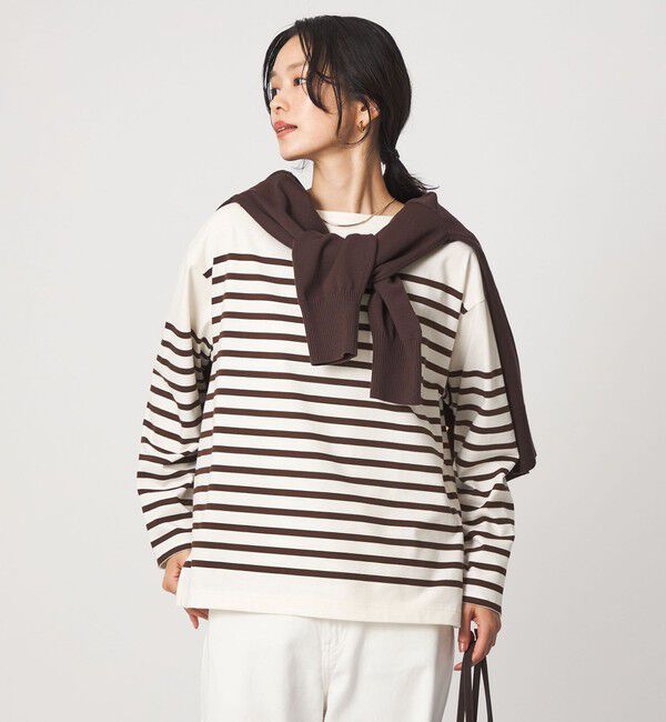 UNITED ARROWS green label relaxing「バスクボーダー ロングスリーブ プルオーバー カットソー」|Tシャツ・カットソー|MD.BROWN