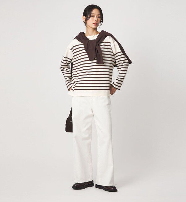 UNITED ARROWS green label relaxing「バスクボーダー ロングスリーブ プルオーバー カットソー」|Tシャツ・カットソー|