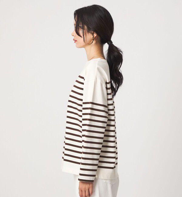 UNITED ARROWS green label relaxing「バスクボーダー ロングスリーブ プルオーバー カットソー」|Tシャツ・カットソー|
