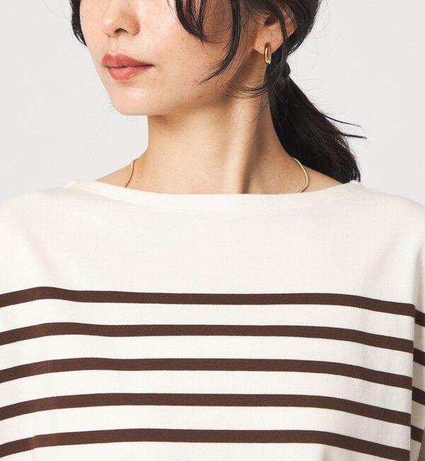 UNITED ARROWS green label relaxing「バスクボーダー ロングスリーブ プルオーバー カットソー」|Tシャツ・カットソー|