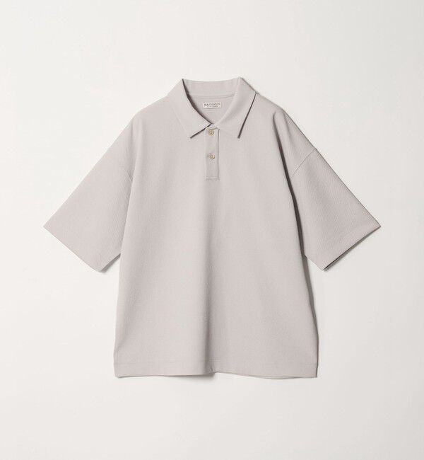 BEAUTY&YOUTH UNITED ARROWS「Air Dobby ワイドテーパード ポロシャツ ヨコストレッチ 吸水速乾 ウォッシャブル」|Tシャツ・カットソー|LT.GRAY