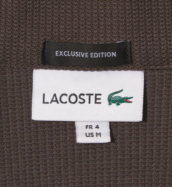 BEAUTY&YOUTH UNITED ARROWS「＜LACOSTE for BEAUTY&YOUTH＞ ワントーン ジップ ブルゾン」|カーディガン|