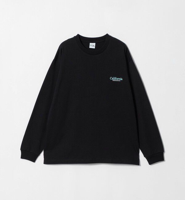 California General Store「＜CGS.＞オーガニック コットン ロングスリーブ ロゴ Tシャツ」|Tシャツ・カットソー|