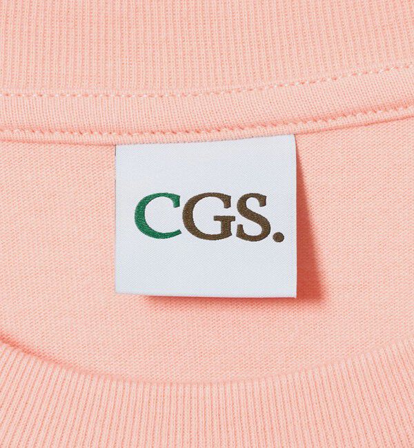 California General Store「＜CGS.＞オーガニック コットン ロングスリーブ ロゴ Tシャツ」|Tシャツ・カットソー|