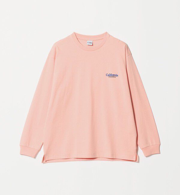 California General Store「＜CGS.＞オーガニック コットン ロングスリーブ ロゴ Tシャツ」|Tシャツ・カットソー|