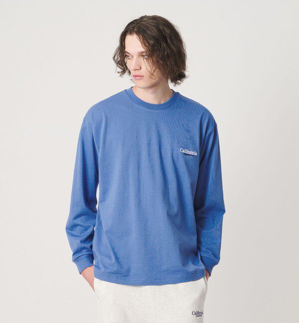 California General Store「＜CGS.＞オーガニック コットン ロングスリーブ ロゴ Tシャツ」|Tシャツ・カットソー|