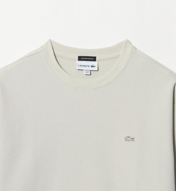 BEAUTY&YOUTH UNITED ARROWS「＜LACOSTE for BEAUTY&YOUTH＞ ワントーン ロングスリーブ カットソー」|Tシャツ・カットソー|
