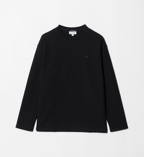 BEAUTY&YOUTH UNITED ARROWS「＜LACOSTE for BEAUTY&YOUTH＞ ワントーン ロングスリーブ カットソー」|Tシャツ・カットソー|BLACK