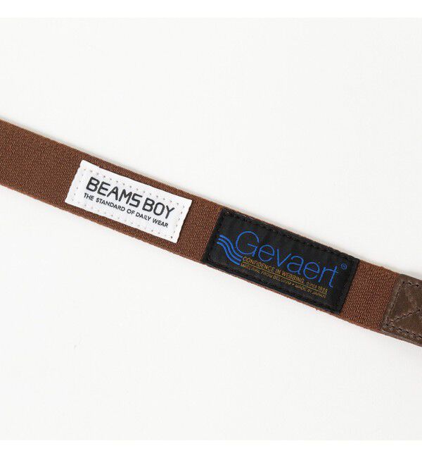 BEAMSBOY「【別注】GEVAERT BANDWEVERIJ / 25mm ソリッド ベルト」|ベルト|