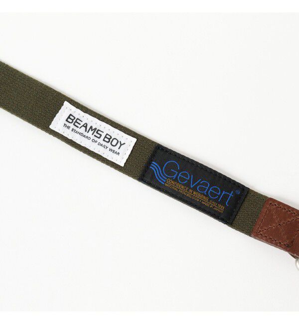 BEAMSBOY「【別注】GEVAERT BANDWEVERIJ / 25mm ソリッド ベルト」|ベルト|