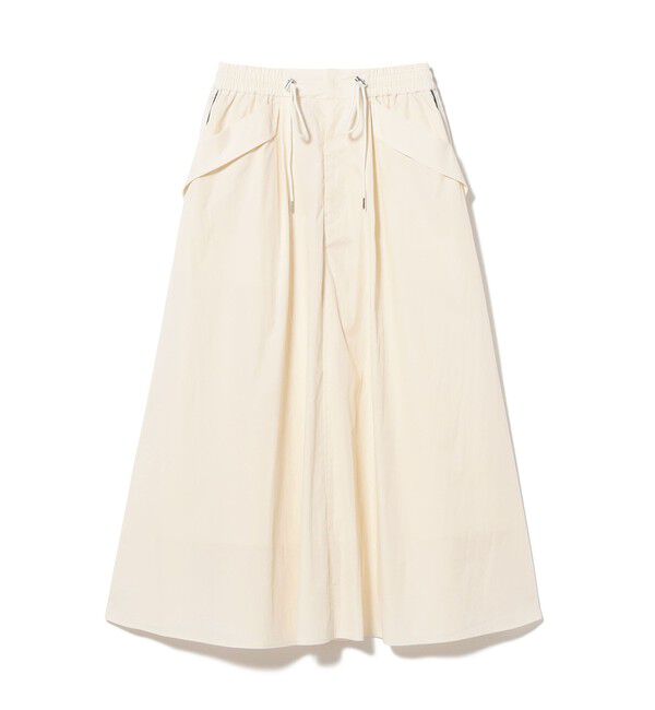 Ray BEAMS 「サイド レース トラック スカート」|スカート|OFF WHITE