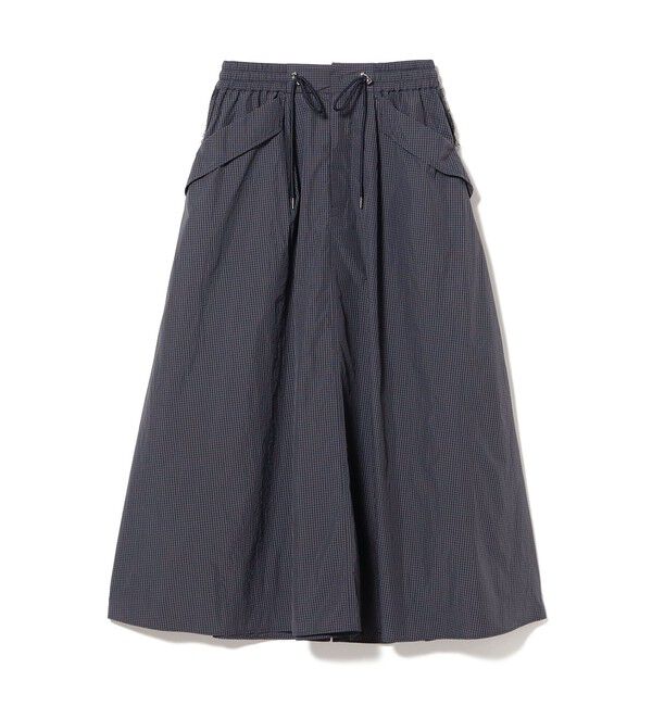 Ray BEAMS 「サイド レース トラック スカート」|スカート|NAVY