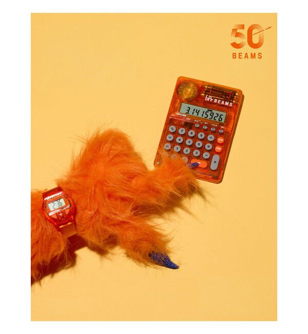 bPr BEAMS「"BEAMS TALKING SERIES" TALKING Calculator Japanese」|ステーショナリー|ORANGE_CLEAR