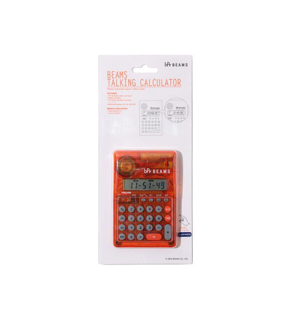 bPr BEAMS「"BEAMS TALKING SERIES" TALKING Calculator Japanese」|ステーショナリー|