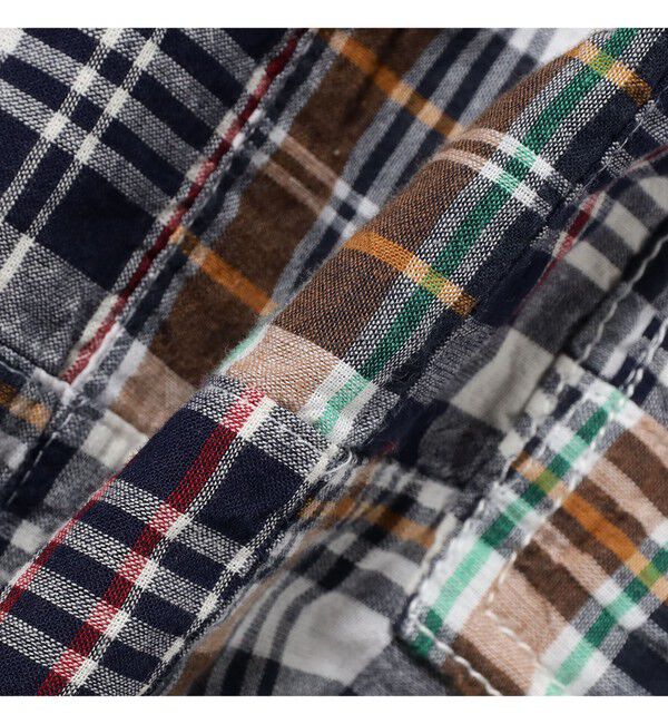 BEAMS PLUS「Beach 6 Pocket Shorts Patchwork Madras」|その他|