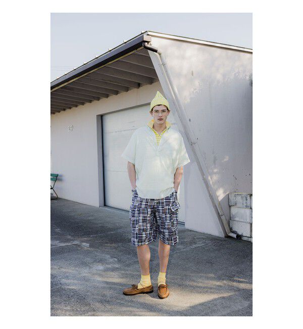 BEAMS PLUS「Beach 6 Pocket Shorts Patchwork Madras」|その他|