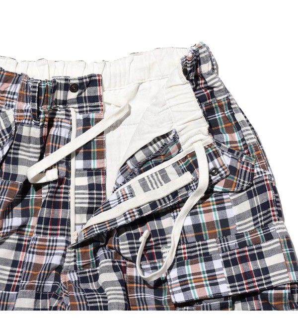 BEAMS PLUS「Beach 6 Pocket Shorts Patchwork Madras」|その他|