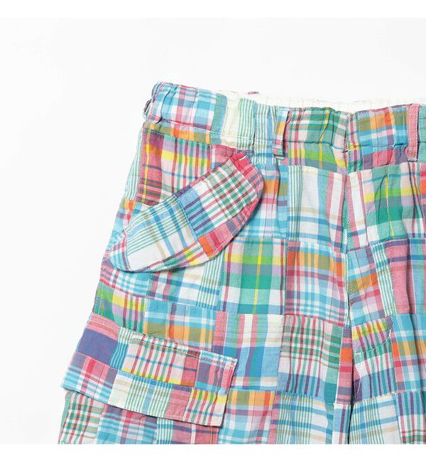 BEAMS PLUS「Beach 6 Pocket Shorts Patchwork Madras」|その他|