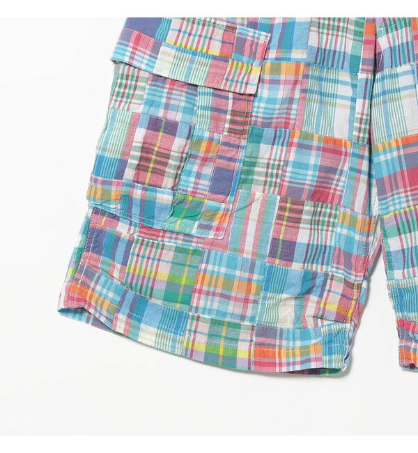 BEAMS PLUS「Beach 6 Pocket Shorts Patchwork Madras」|その他|