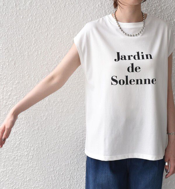 SHIPS Colors 「SHIPS Colors:〈接触冷感・UVカット・洗濯機可能〉フレンチスリーブ SOLENNE ロゴ TEE◇」|Tシャツ・カットソー|