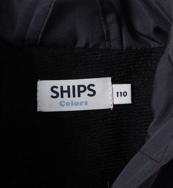 SHIPS Colors 「《予約》SHIPS Colors:80～130cm /〈洗濯機可能〉バイカラー ジップ フード ブルゾン◆」|ブルゾン・スタジャン|