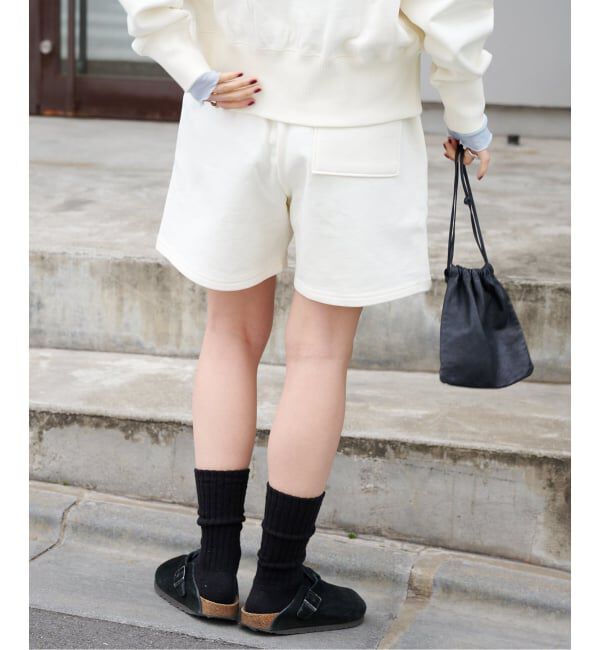 OUTDOOR PRODUCTS Usual Things「RATIONAL GIRLロゴ刺繍スウェットショートパンツ」|その他|