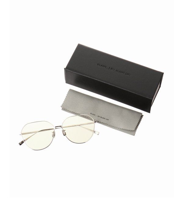 EYETHINK「BLANC.. 別注 ET003 SILVER / L.BRN - GRY ex Sunglasses」|サングラス|