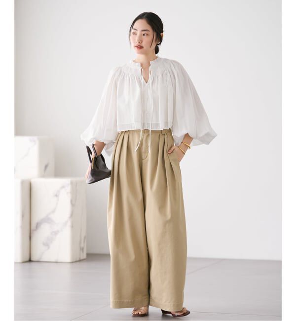 Plage「IND VOIL SHIRRING ブラウス」|シャツ・ブラウス|
