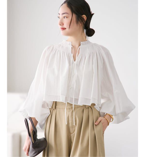 Plage「IND VOIL SHIRRING ブラウス」|シャツ・ブラウス|