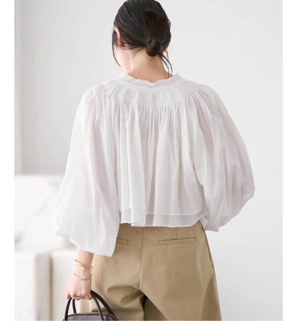 Plage「IND VOIL SHIRRING ブラウス」|シャツ・ブラウス|