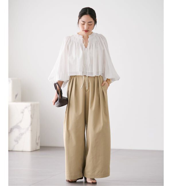 Plage「IND VOIL SHIRRING ブラウス」|シャツ・ブラウス|