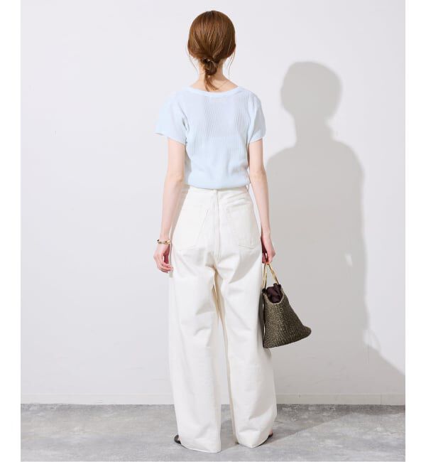 SLOBE IENA「CaRouseLamBRa/ケラウズランブラ シアーリブTシャツ 261-466SO」|Tシャツ・カットソー|