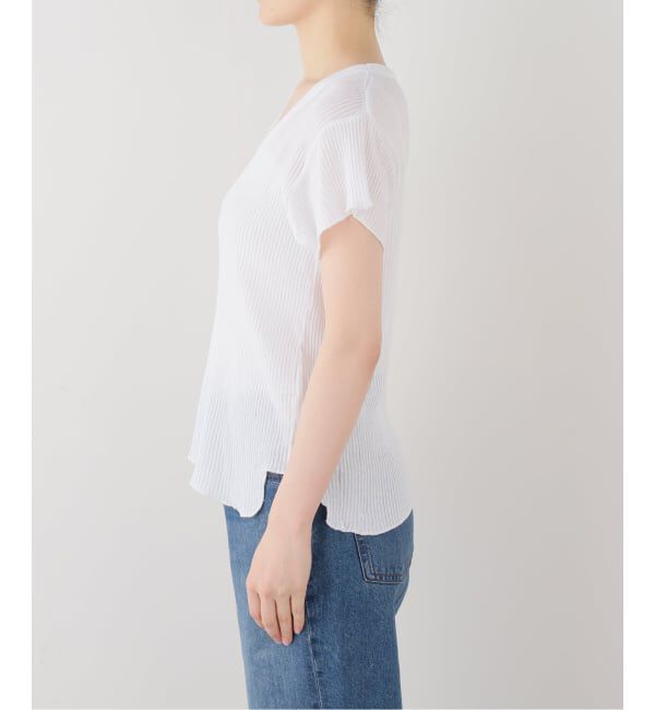 SLOBE IENA「CaRouseLamBRa/ケラウズランブラ シアーリブTシャツ 261-466SO」|Tシャツ・カットソー|