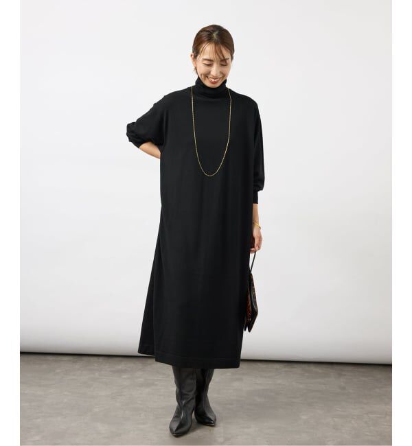 VERMEIL par iena「《WEB限定/追加予約》GLOW wool knit ワンピース」|ワンピース|