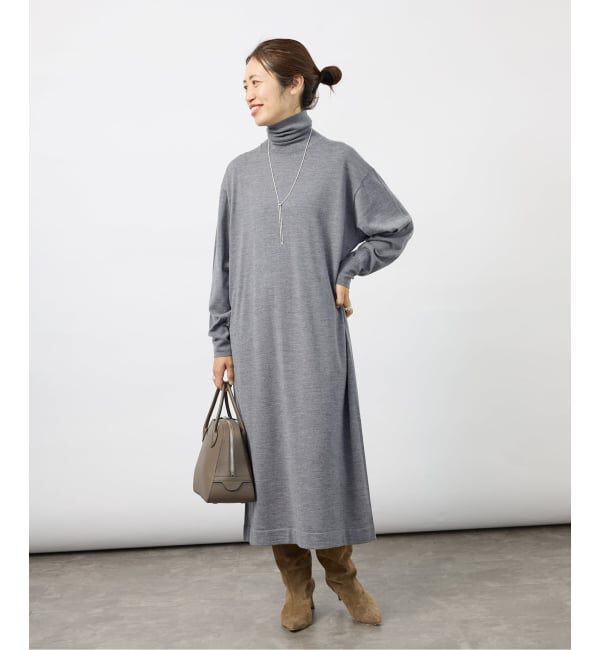VERMEIL par iena「《WEB限定/追加予約》GLOW wool knit ワンピース」|ワンピース|