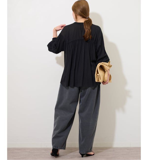 JOURNAL STANDARD relume「《追加6》T/R強撚ブラウス」|シャツ・ブラウス|