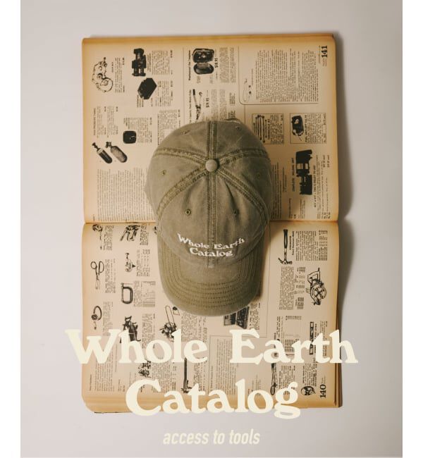 JOURNAL STANDARD「WHOLE EARTH CATALOG CAP」|キャップ・キャスケット|カーキ
